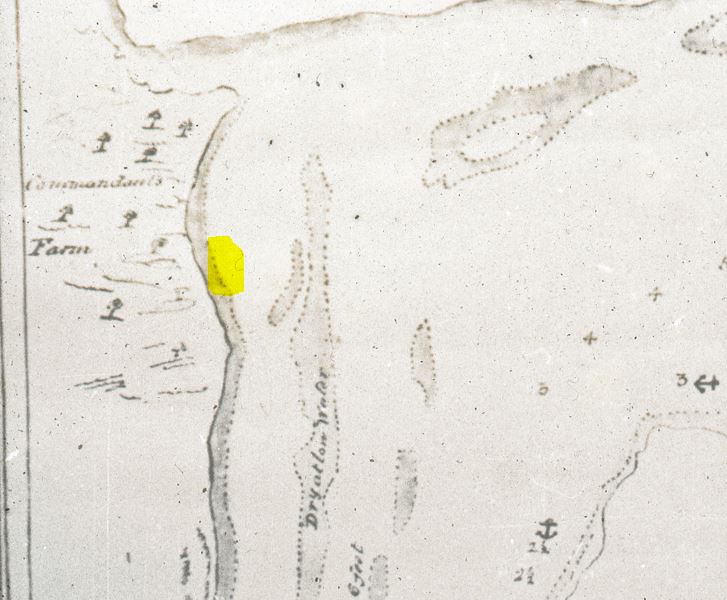 Figure 27: Map of arbour showing close up area