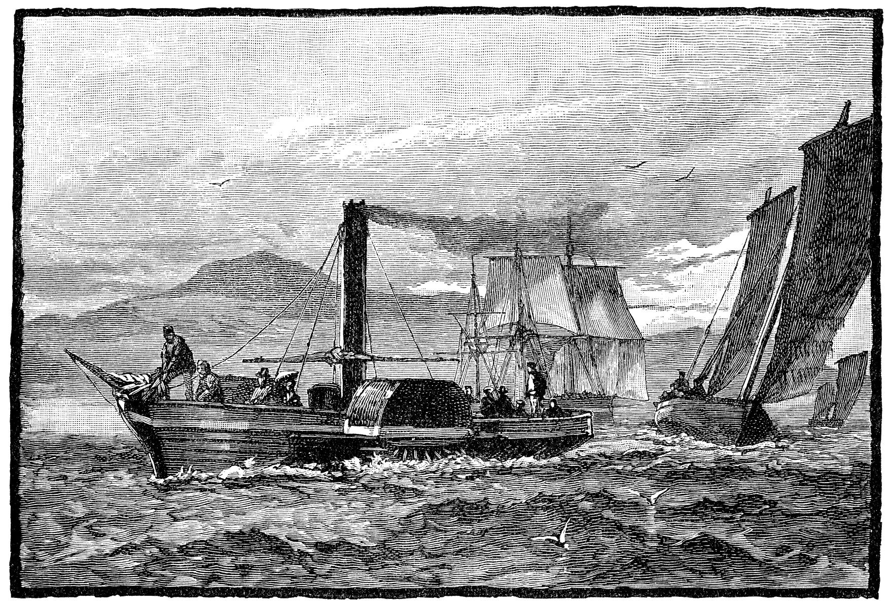 Figure 32: Paddle steamer
