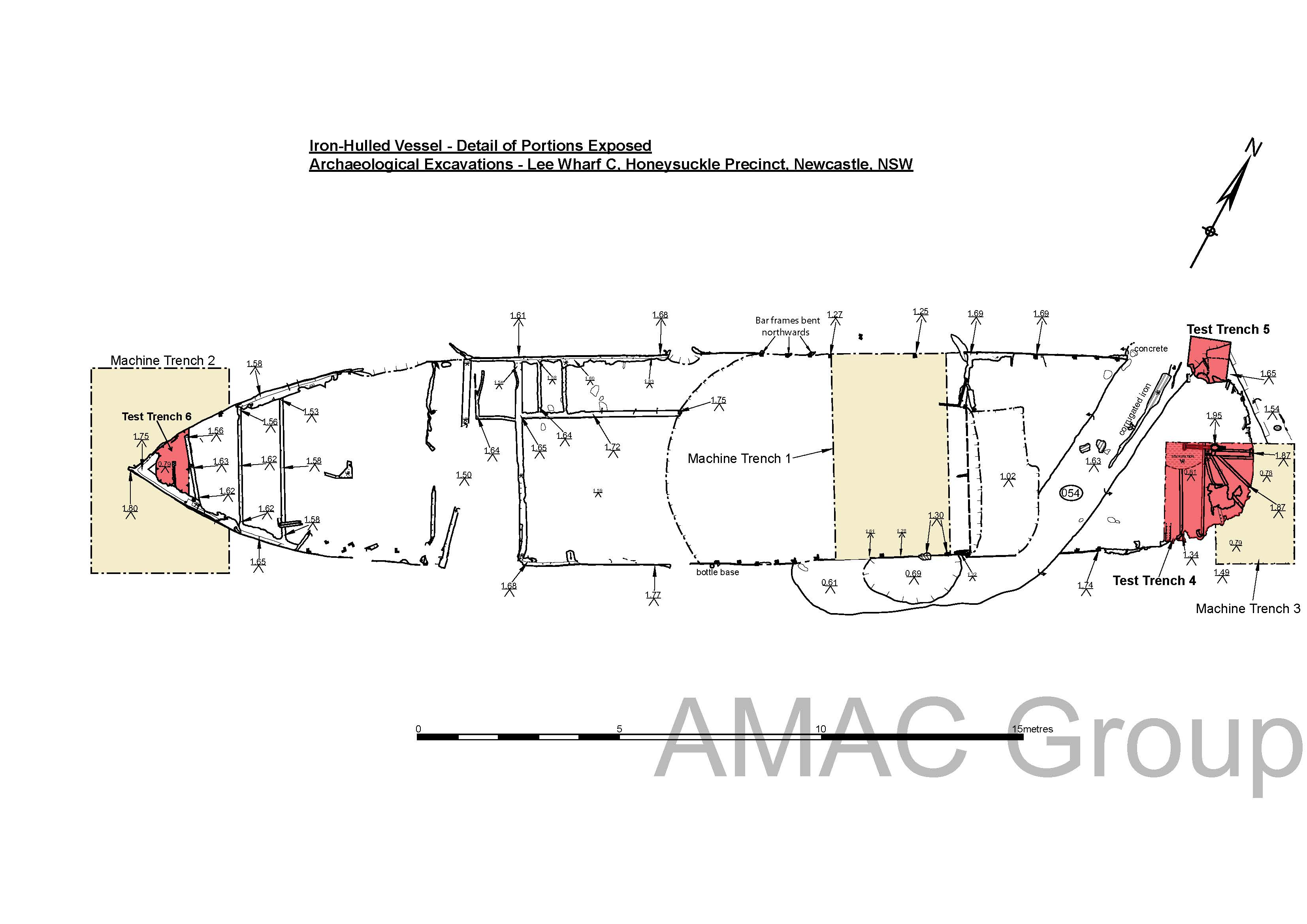 Figure 42: Test excavation plan